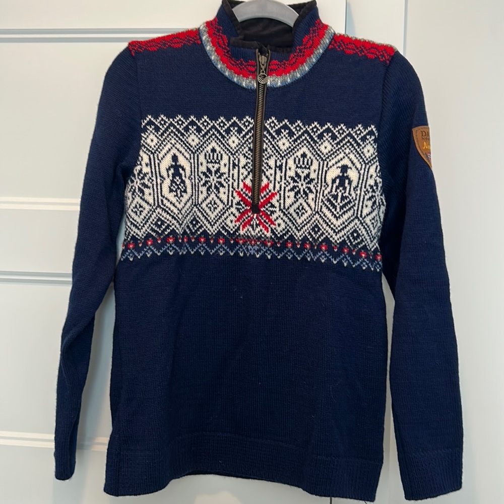 Dale of Norway Half Zip Wool Sweater